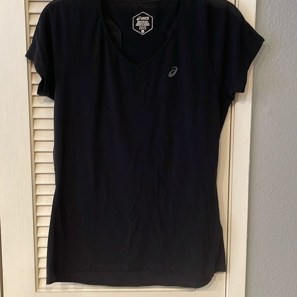 Ladies athletic ASICS top.